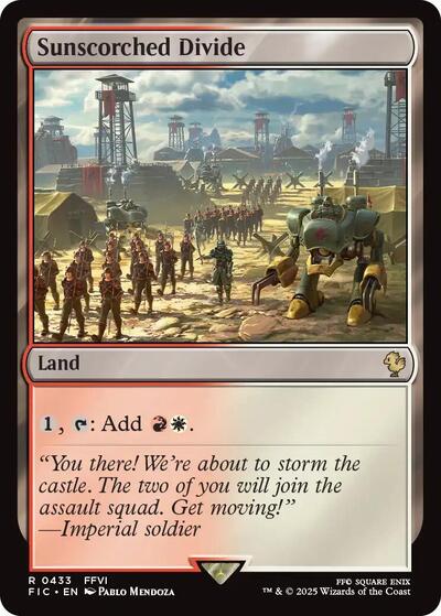 Sunscorched Divide (Commander: FINAL FANTASY) Medium Play