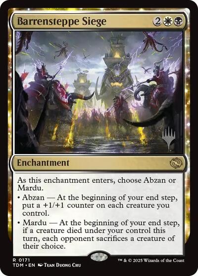 Barrensteppe Siege (Promo Pack: Tarkir: Dragonstorm) Near Mint