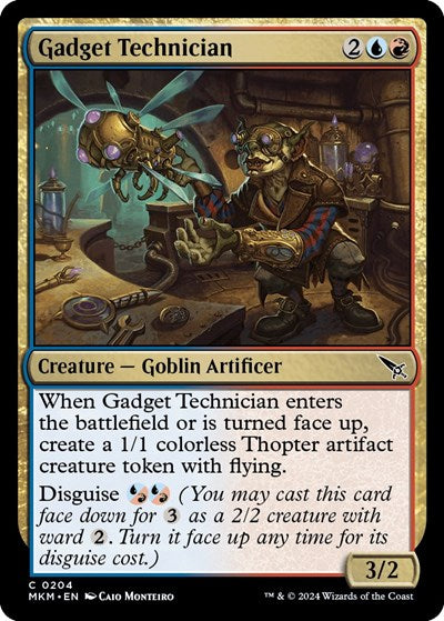 Gadget Technician (Murders at Karlov Manor) Near Mint Foil