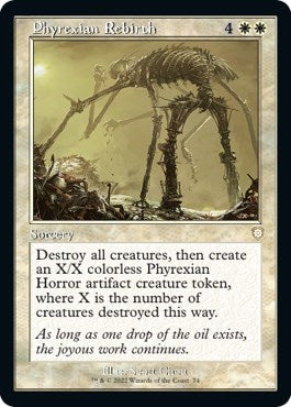 Phyrexian Rebirth (Commander: The Brothers' War) Light Play