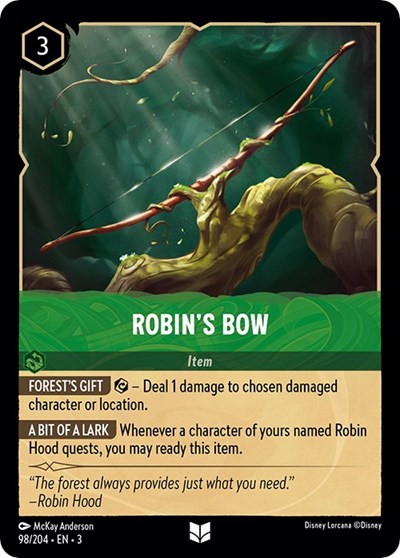 Robin's Bow (Into the Inklands) Near Mint