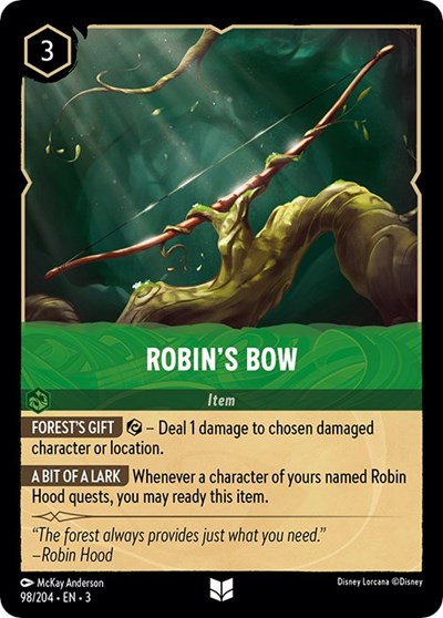 Robin's Bow (Into the Inklands) Near Mint Cold Foil