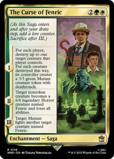 The Curse of Fenric (Universes Beyond: Doctor Who) Near Mint Foil