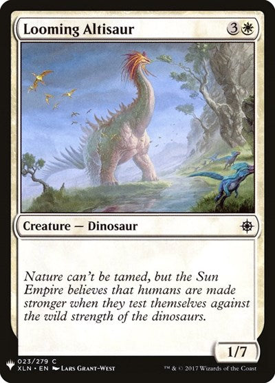 Looming Altisaur (Mystery Booster) Medium Play