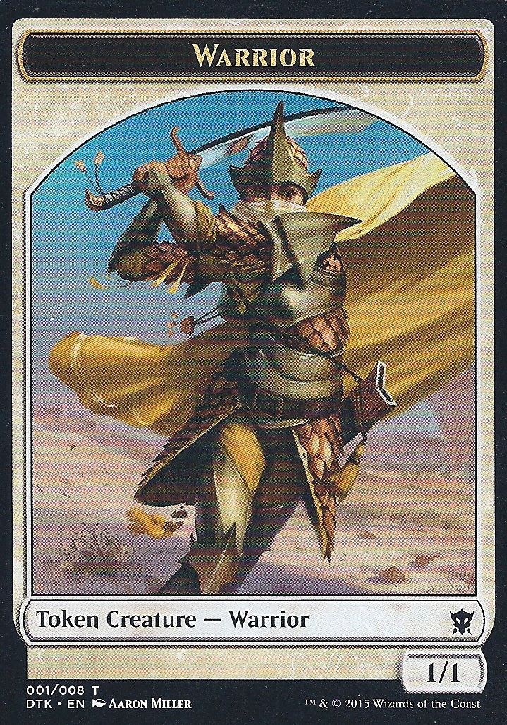 Warrior Token (Dragons of Tarkir) Near Mint