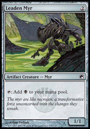 Leaden Myr (Scars of Mirrodin) Light Play
