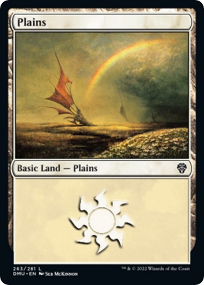 Plains (263) (Dominaria United) Near Mint Foil