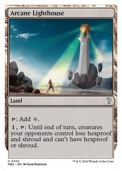 Arcane Lighthouse (White Border) (Mystery Booster 2) Near Mint