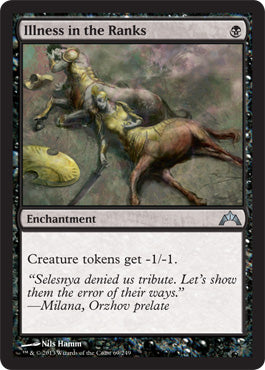 Illness in the Ranks (Gatecrash) Medium Play Foil