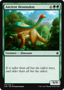 Ancient Brontodon (Ixalan) Near Mint Foil