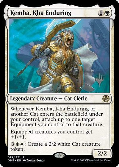 Kemba, Kha Enduring (Promo Pack: Phyrexia: All Will Be One) Near Mint