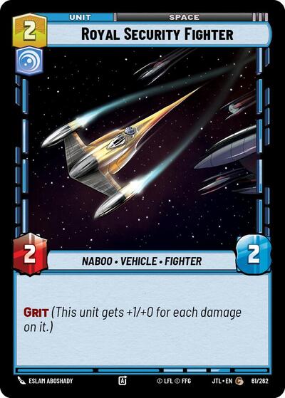 Royal Security Fighter (Jump to Lightspeed) Near Mint