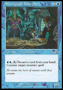 Stronghold Biologist (Nemesis) Light Play Foil