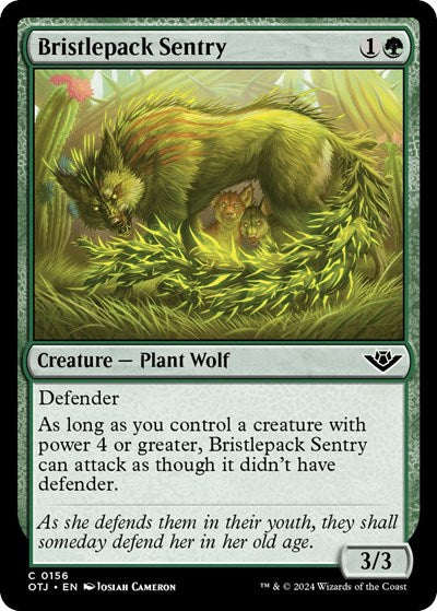 Bristlepack Sentry (Outlaws of Thunder Junction) Light Play