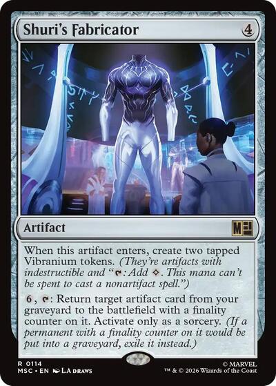 Shuri's Fabricator (Surge Foil) (Commander: Marvel Super Heroes) Near Mint Foil