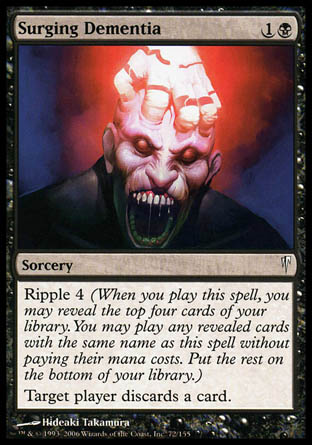 Surging Dementia (Coldsnap) Medium Play Foil