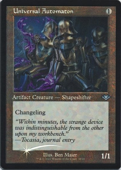 Universal Automaton (Retro Frame) (Foil Etched) (Modern Horizons 1 Retro Frames) Near Mint Foil