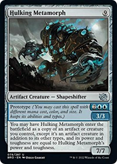 Hulking Metamorph (The Brothers' War) Light Play Foil