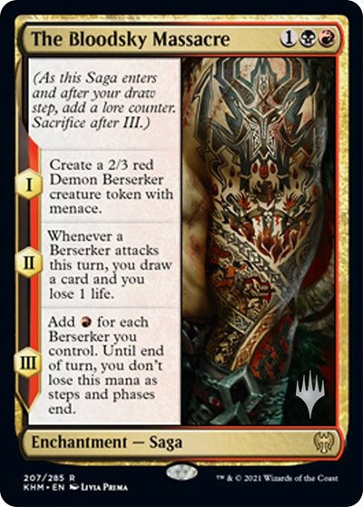 The Bloodsky Massacre (Promo Pack: Kaldheim) Near Mint