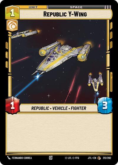 Republic Y-Wing (Jump to Lightspeed) Near Mint
