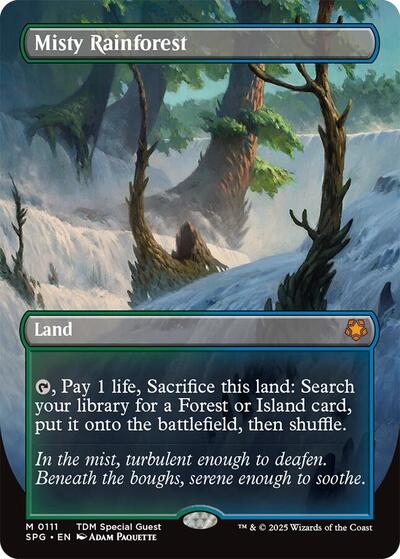 Misty Rainforest (Borderless) (Special Guests) Near Mint