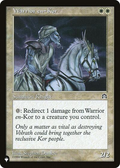 Warrior en-Kor (The List) Light Play