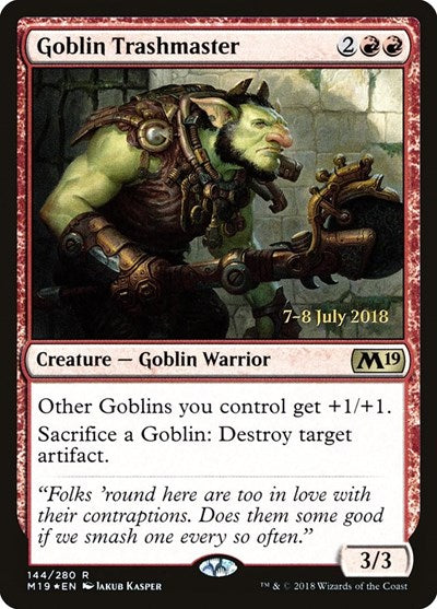 Goblin Trashmaster (Promos: Prerelease Cards) Light Play Foil