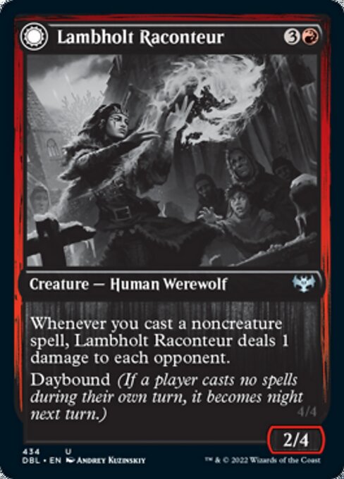 Lambholt Raconteur / Lambholt Ravager (Innistrad: Double Feature) Light Play