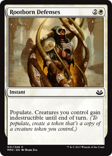Rootborn Defenses (Modern Masters 2017) Medium Play