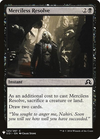 Merciless Resolve (Mystery Booster) Near Mint