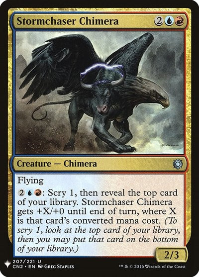 Stormchaser Chimera (Mystery Booster) Medium Play