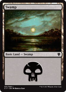 Swamp (301) (Commander 2017) Near Mint