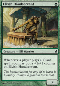 Elvish Handservant (Lorwyn) Light Play Foil