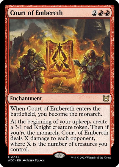 Court of Embereth (Commander: Wilds of Eldraine) Near Mint