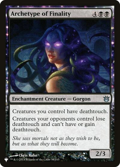 Archetype of Finality (The List) Light Play