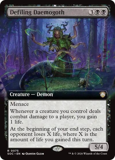 Defiling Daemogoth  Extended Art|3|0|0.00