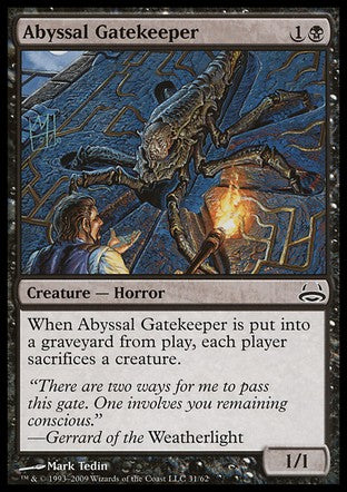 Abyssal Gatekeeper (Duel Decks: Divine vs Demonic) Medium Play