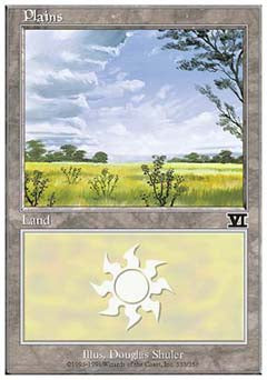 Plains (333) (Classic 6th Edition) Medium Play