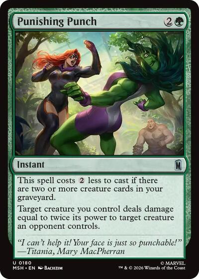 Punishing Punch (Marvel Super Heroes) Near Mint Foil