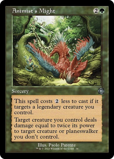 Animist's Might (Retro Frame) (March of the Machine: The Aftermath) Near Mint