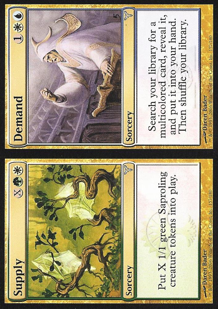 Supply / Demand (Dissension) Near Mint Foil