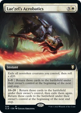Lae'zel's Acrobatics (Extended Art) (Commander Legends: Battle for Baldur's Gate) Light Play