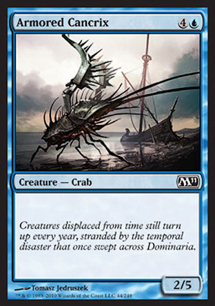 Armored Cancrix (Magic 2011 Core Set) Light Play Foil