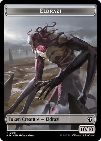Eldrazi (Ripple Foil) / Spirit Double-Sided Token (Commander: Modern Horizons 3) Light Play Foil