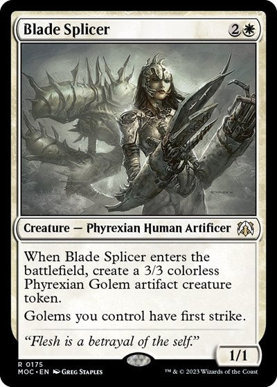 Blade Splicer (Commander: March of the Machine) Near Mint