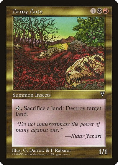 Army Ants (Visions) Medium Play