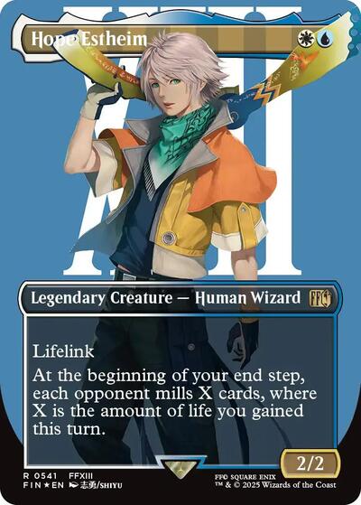 Hope Estheim (Borderless) (Surge Foil) (Universes Beyond: FINAL FANTASY) Near Mint Foil