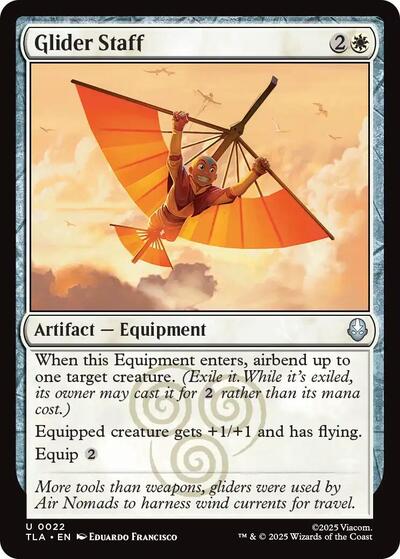 Glider Staff (Avatar: The Last Airbender) Near Mint Foil