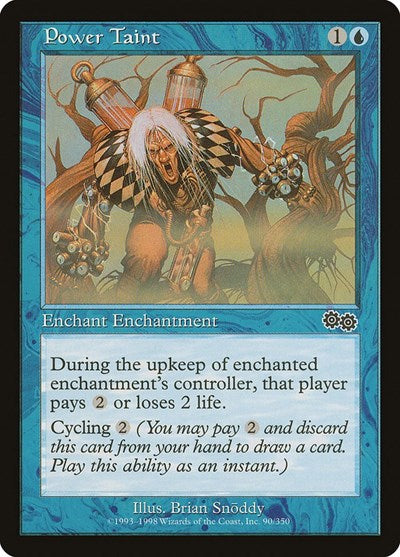 Power Taint (Urza's Saga) Light Play