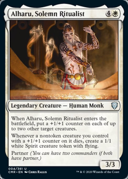 Alharu, Solemn Ritualist (Commander Legends) Medium Play Foil